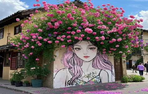 峨山怎么设计网红打卡墙绘