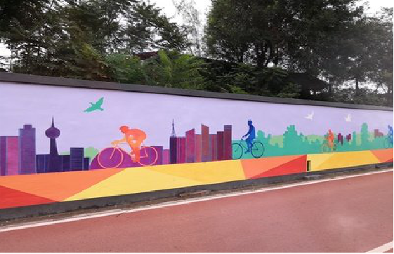 峨山墙体彩绘-围墙