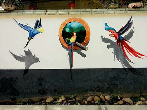 峨山视觉错位-3D墙绘设计