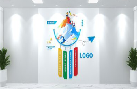 峨山公司企业形象墙的工艺材料有哪些？