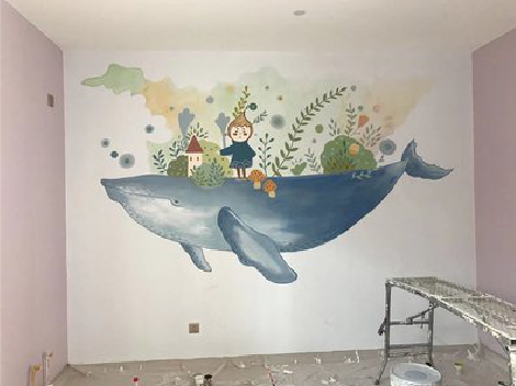 峨山手绘墙的特点及优势。